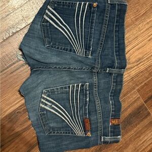 7FAMK DOJO Jean shorts